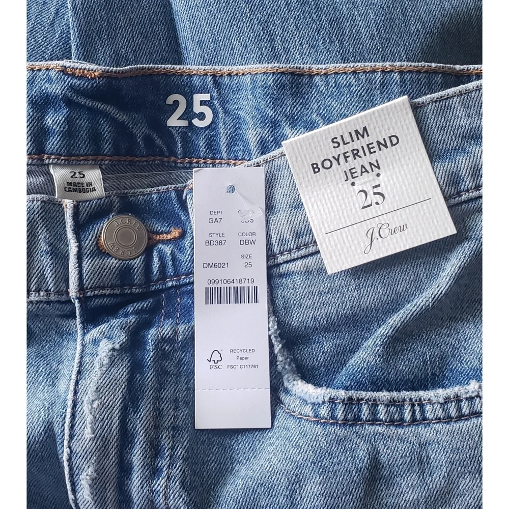 23. J.Crew Slim boyfriend jean in Darcy Bay wash - Picture 8 of 9